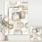 Designart - Neutral Oval Grey Stones II - Modern Glam Canvas Artwork
